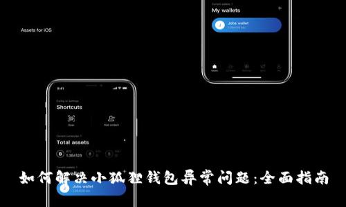 如何解决小狐狸钱包异常问题：全面指南