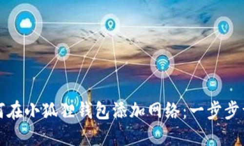 如何在小狐狸钱包添加网络:一步步详解