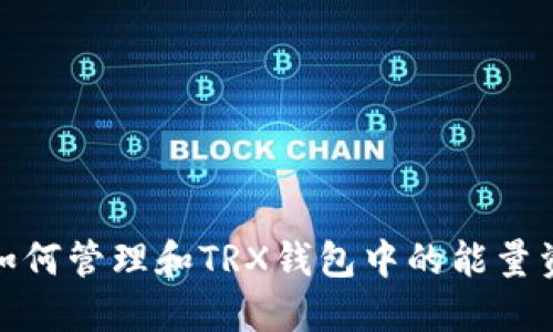 : 如何管理和TRX钱包中的能量资源