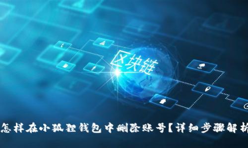 怎样在小狐狸钱包中删除账号?详细步骤解析