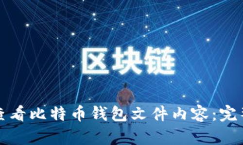 如何查看比特币钱包文件内容:完整指南