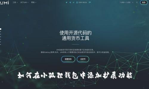 如何在小狐狸钱包中添加扩展功能