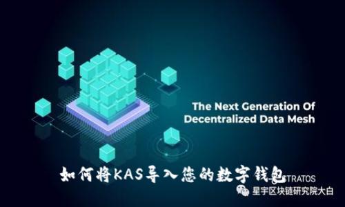 如何将KAS导入您的数字钱包