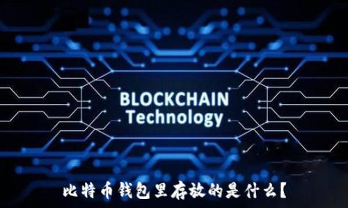  
比特币钱包里存放的是什么？