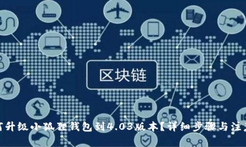 : 如何升级小狐狸钱包到4.03版本？详细步骤与注意事项