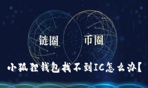 小狐狸钱包找不到IC怎么办？