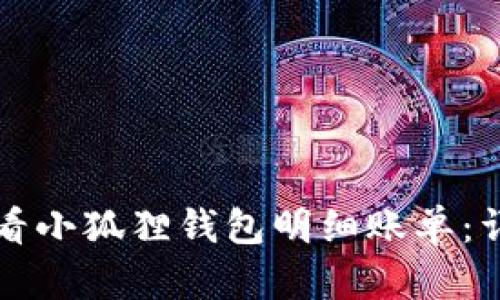 如何查看小狐狸钱包明细账单：详细指南