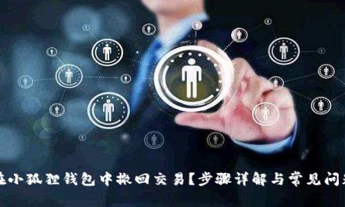 如何在小狐狸钱包中撤回交易？步骤详解与常见问题解析