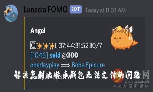 解决复制比特币钱包无法支付的问题